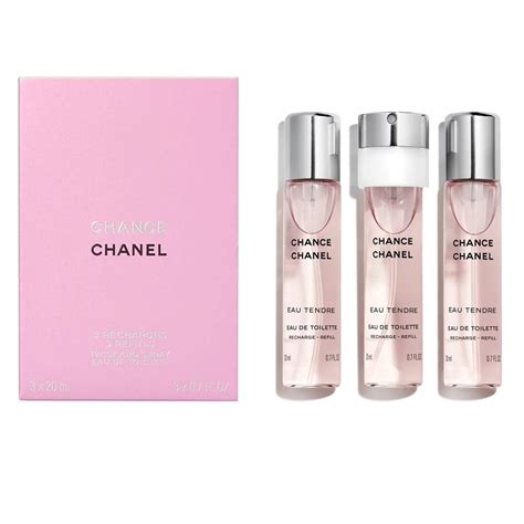 chanel chance twist & spray trio|Chanel chance tendre refill.